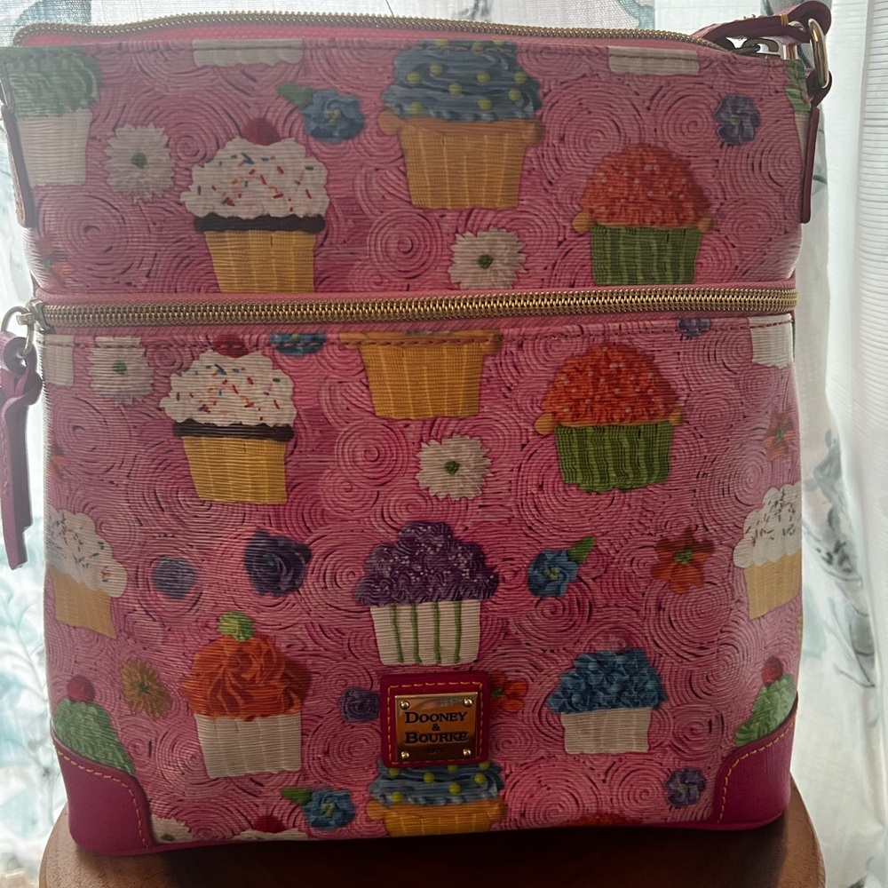 Dooney & Bourke Pink Cupcake Print Women's Bag